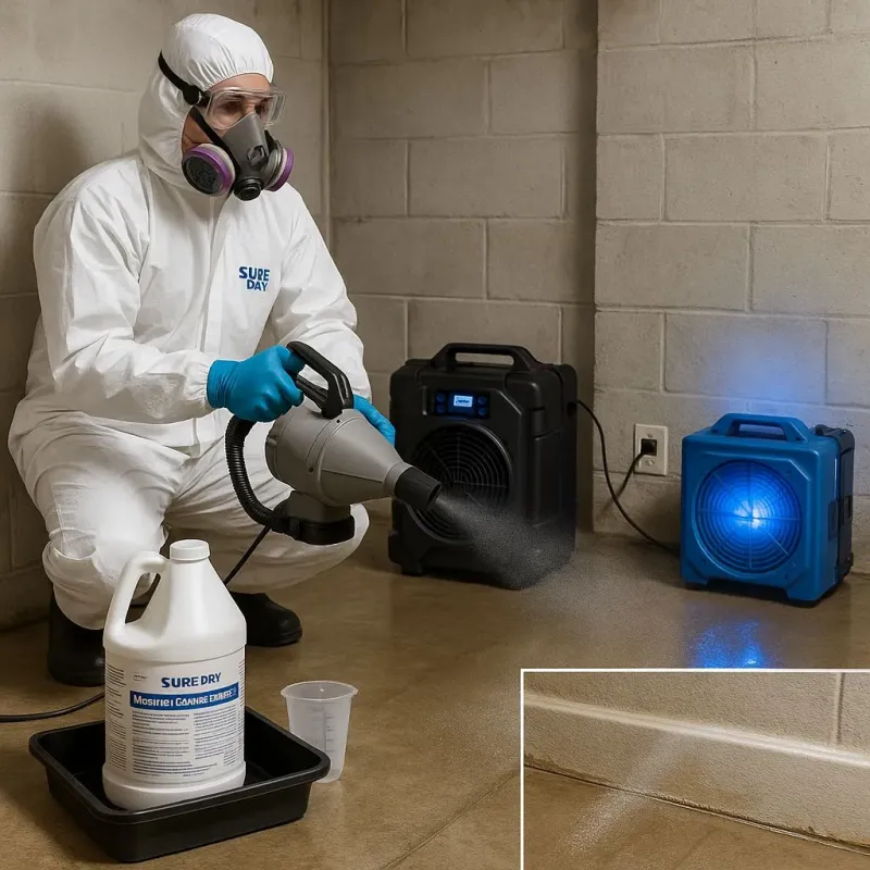 Sanitization and Odor Removal process in Bowie, TX