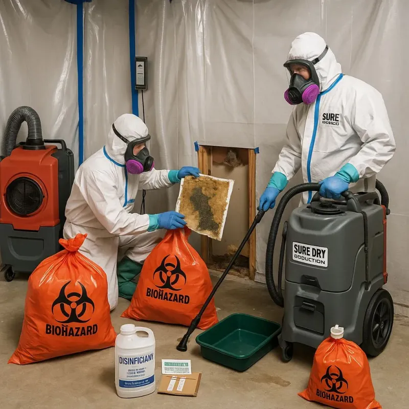 Contaminated Water Handling Protocols process in Bowie, TX