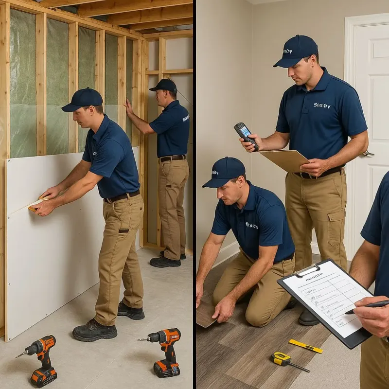 Repairs and Reconstruction process in Bowie, TX